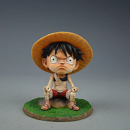 

Navigation/One Piece Anime Peripheral Statue Bandage Small Luffy Childhood Cry Luffy GK Garage Kit Model Ornaments