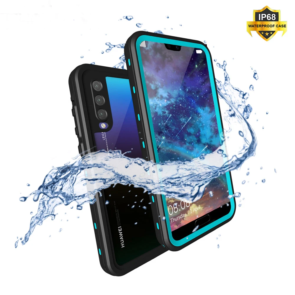 Waterproof Case For Huawei P20 Pro P20 Lite Mate 20 Pro for iPhone 11 12 Pro Max Swimming Cover Coque Water proof Phone Cases
