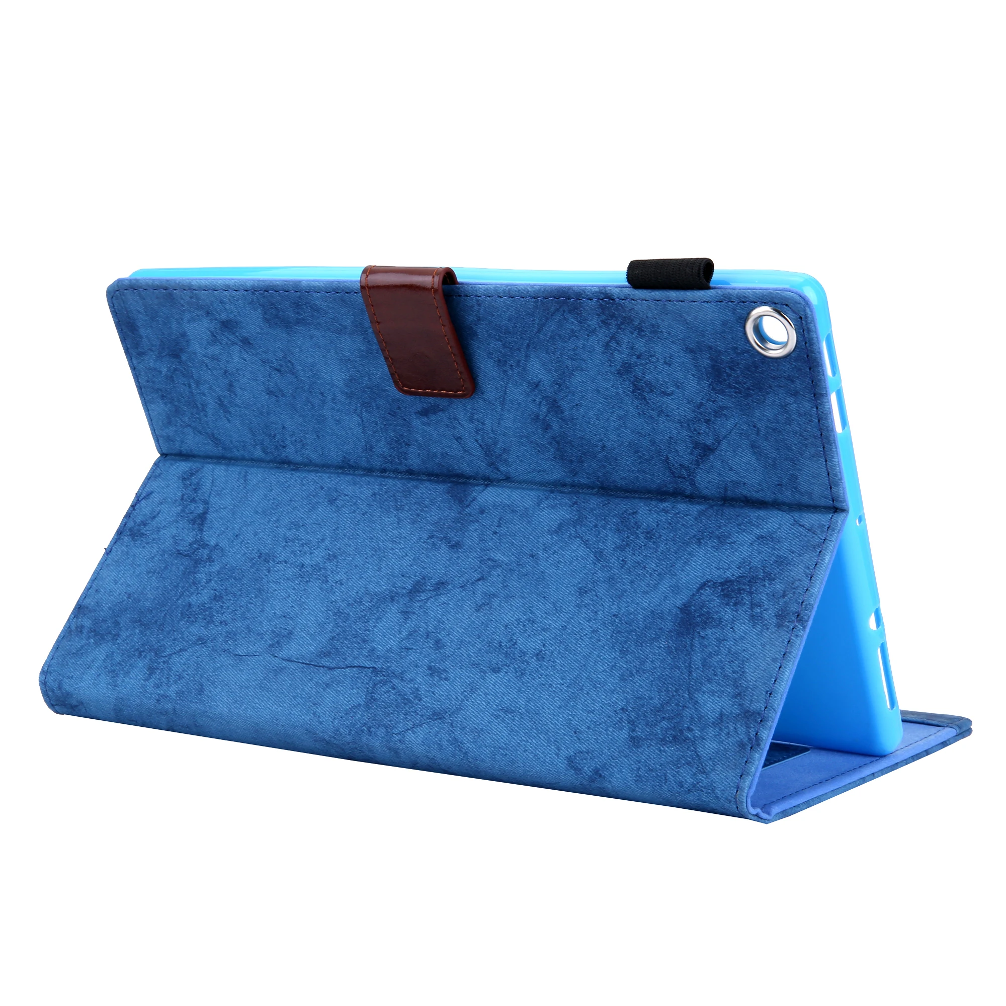 Кожаный чехол для Amazon Kindle Fire HD 10 Smart Cover Sleep Wake Tablet, защитный чехол для Kindle Fire HD 10, чехол