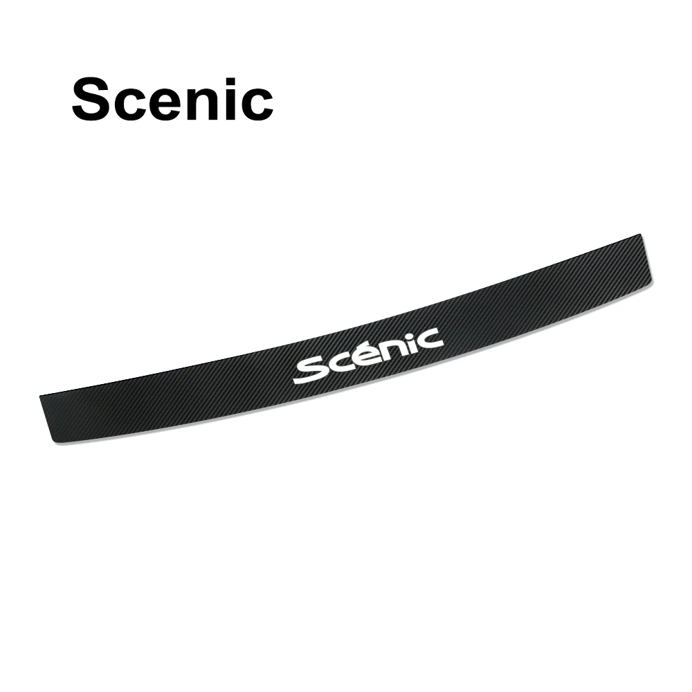 For Scenic Наклейки на задний бампер автомобиля для Renault Megane Scenic Dacia Duster Sandero Logan Clio Laguna Captur Fluence Koleos Zoe Kadjar - Название цвета: For Scenic