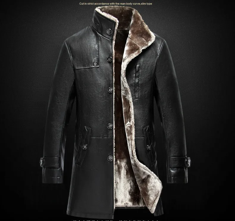 Мужская овечья кожа, куртка, пальто, парка, натуральный мех, Мужская одежда, длинный плюш, толстая зимняя овчина, куртки для мужчин, большой размер