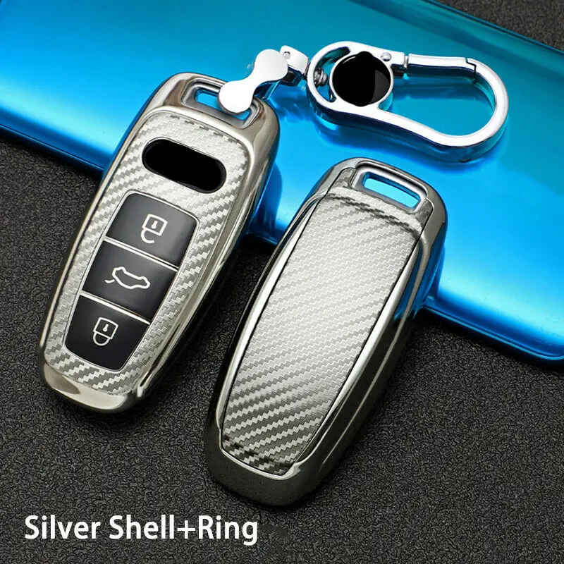 Cover chiave telecomando per Audi A6 A7 A8 Q8 e-tron C8 D5 A8L A6L 2018 2019 - H91ca5c167d9e4c2d98c4806fa6472fd3u
