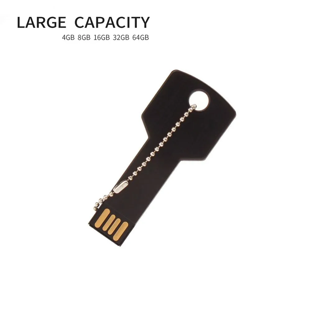 Usb флеш-накопитель 16 ГБ форма ключа флешка 32 подарок Водонепроницаемая 2 0