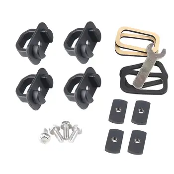 

4pcs Set Car Rear Tail Box Anchor Buckle Us Pickup Truck Rear Tail Box Lock Buckle Pickup Rope Fixed Buckle Modification