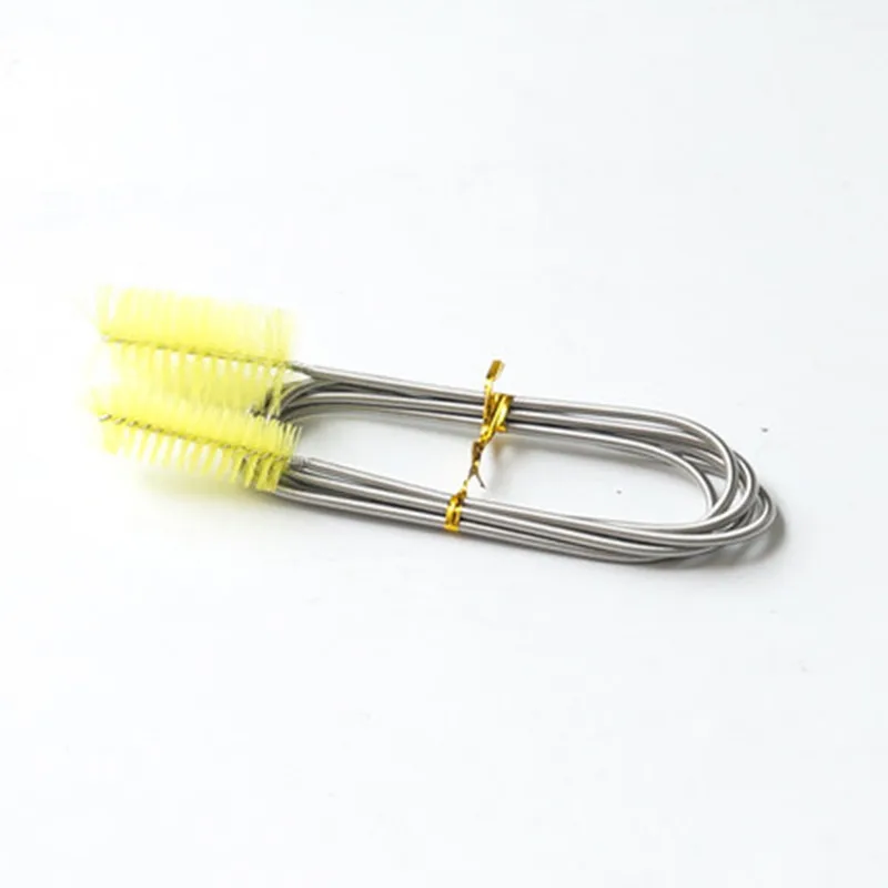 Water pipe cleaning brush double head inlet and outlet pipe cleaning spring brush stainless steel 155CM