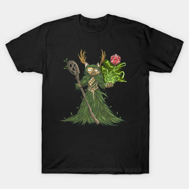 Мужская футболка DND Druid для женщин и мужчин | одежда
