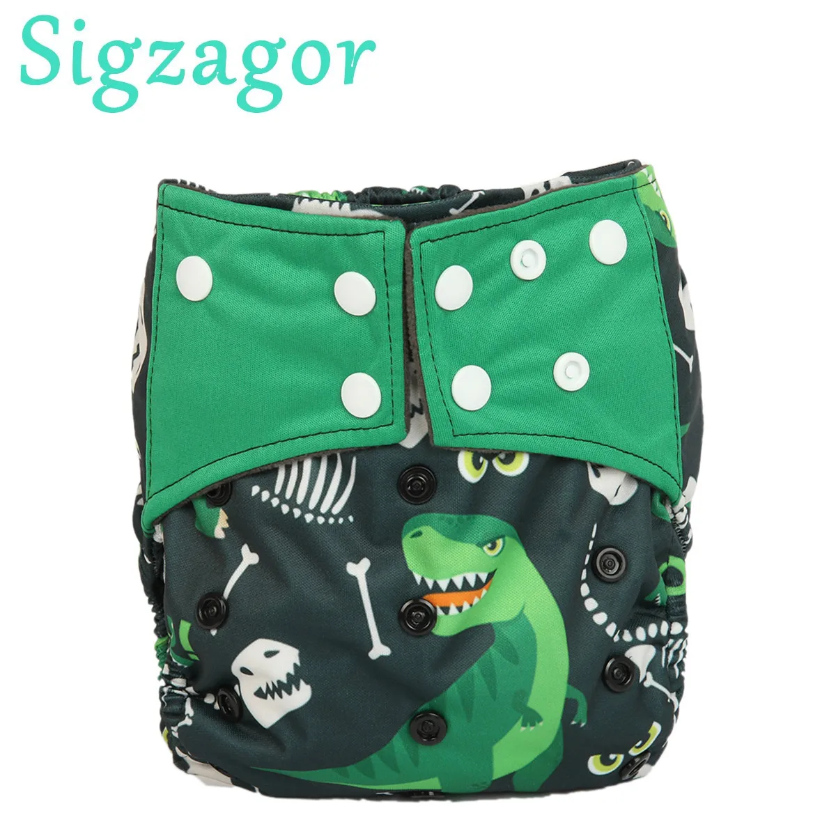 Hot Sale Cloth Diaper Nappy Bamboo No-Insert Washable Double-Gusset 1-Charcoal Baby 3-15kg 8-36lbs Q5ok7A8x