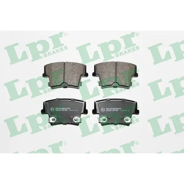 Колодки тормозные CHRYSLER 300C 04- задние LPR 05P1400