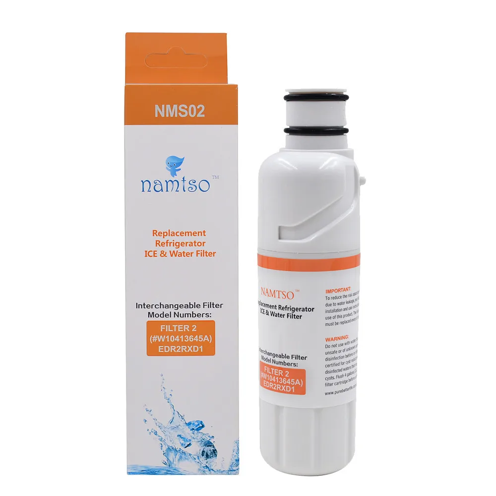 Namtso Nms02 Drinking Water Filter Refrigerator Water Filter Replacement For Everydrop Edr2rxd1 W10413645a 2 Pcs Lot Water Filters Aliexpress