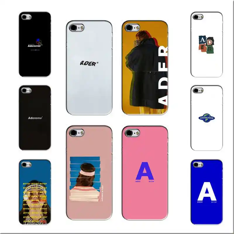 Ader Error Luxury Brand Case Coque Fundas Carcasa Accessories Etui Capas For Iphone 7 8 Plus Cases Cover Half Wrapped Cases Aliexpress