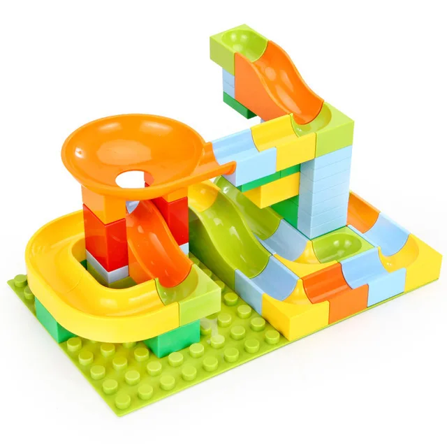 

Large Particles Assembled Building Blocks Educational Boy Slide Inserted Building Blocks Toy 3-6-10-Year-Old