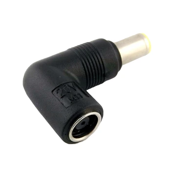 

20x DC Power 7.9 x 5.5mm Female To Male Plug Right Angle Extension Connector Adapter for Lenovo IBM Black