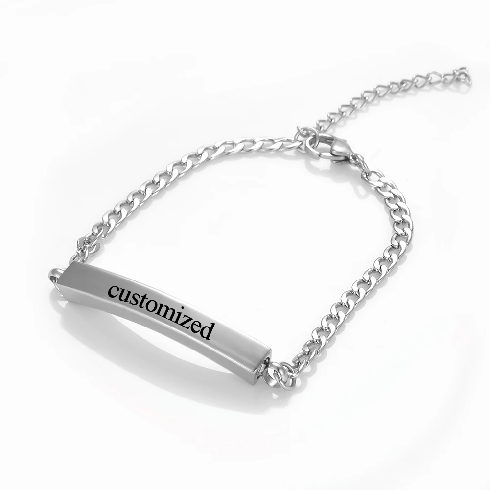 Dropshipping Customize Name Stainless Steel Cremation Urn Locket Bracelet Ashes Urn Keepsake Bracelet Jewelry 6