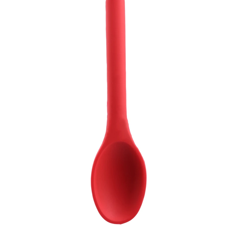 Cake Putty Spatula Mixing Spoon Kitchen Silicone Spoon Long-handled Cooking Utensils Tableware Kitchen Soup Spoons
