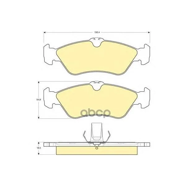 Колодки Тормозные Mercedes W460/W463/Sprinter(901-904)/Vw Lt 9707 Задние Girling 6112632 Girling арт. 6112632