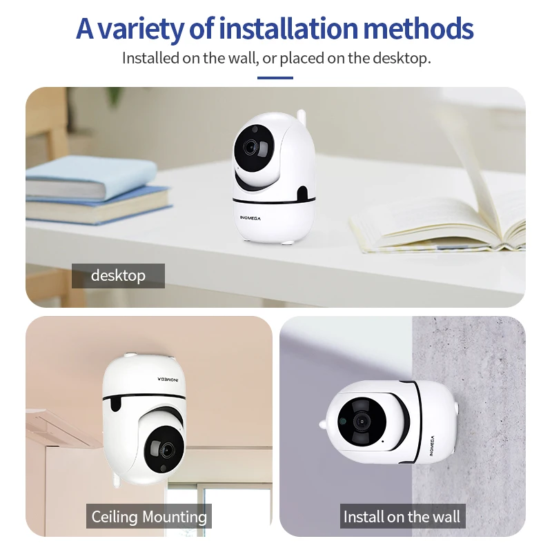 INQMEGA HD 1080P Cloud Wireless IP Camera Intelligent Auto Tracking Of Human Home Security Surveillance CCTV Network Wifi Camera