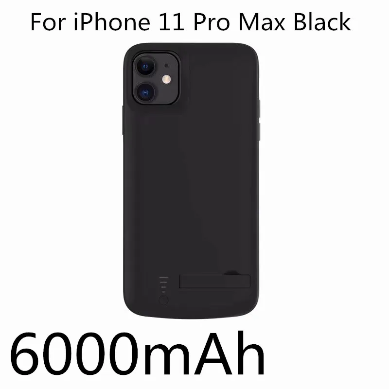Чехол для зарядного устройства для iPhone 11 Pro Max 6 6s Plus 7 8 Plus X XR XS Max чехол для аккумулятора тонкий внешний аккумулятор 5000-8000 мАч - Цвет: 5