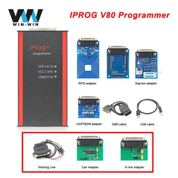 

2019 Full IPROG Pro V80 ECU Programmer Iprog+ IMMO Odometer Mileage Correction Airbag Reset Iprog V80 PK DIGIPROG 3 Carprog Full