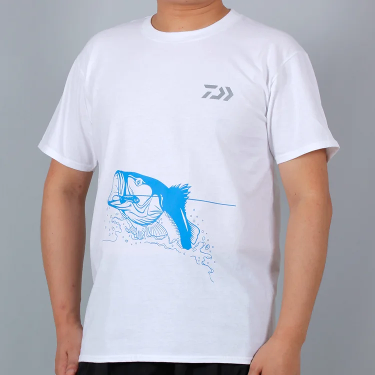 DAIWA Рыбалка LapelShirt одежда для рыбалки летняя с коротким рукавом Солнцезащитная дышащая одежда анти-УФ dawa, рыболовство рубашка - Цвет: A