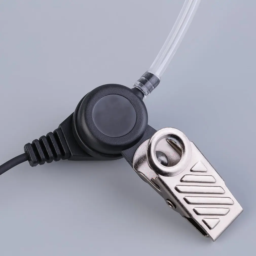 Черный 2 Pin-код безопасности агент наушники гарнитуры микрофон Тайное Акустическая трубка Динамик гарнитуры для Baofeng двухстороннее радио