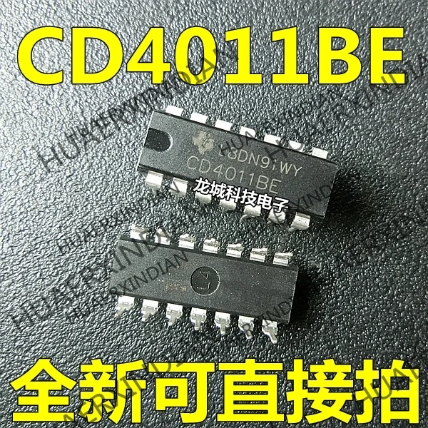 

10Pieces/lot NEW CD4011 CD4011BE CD4011BCN DIP14 in stock