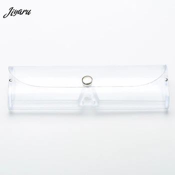 

2020 Transparent Pencil Case Eye Glasses Box Women Cosmetic Bags Makeup Pouch Waterpoof Clear Glasses Bag Travel Organizer