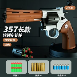 Lanceur de pistolet Revolver Airsoft ZP5 pour garçons, nouveau, 357, fléchettes souples, jouets à Air, arme de tir pour Sports de plein Air 