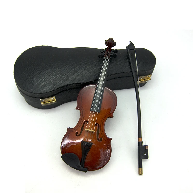 Miniatur Violine Geige Mini Musikinstrument als Dekoration