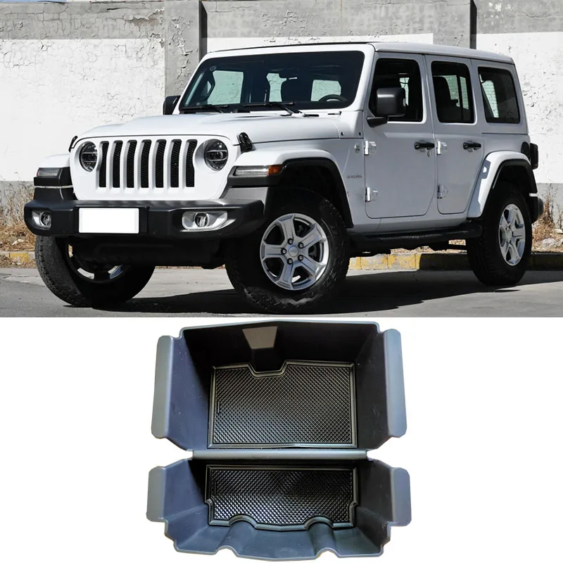 Для Jeep Wrangler JL/JLU Аксессуары полка для мелочей коробка центральная консоль Органайзер аксессуары