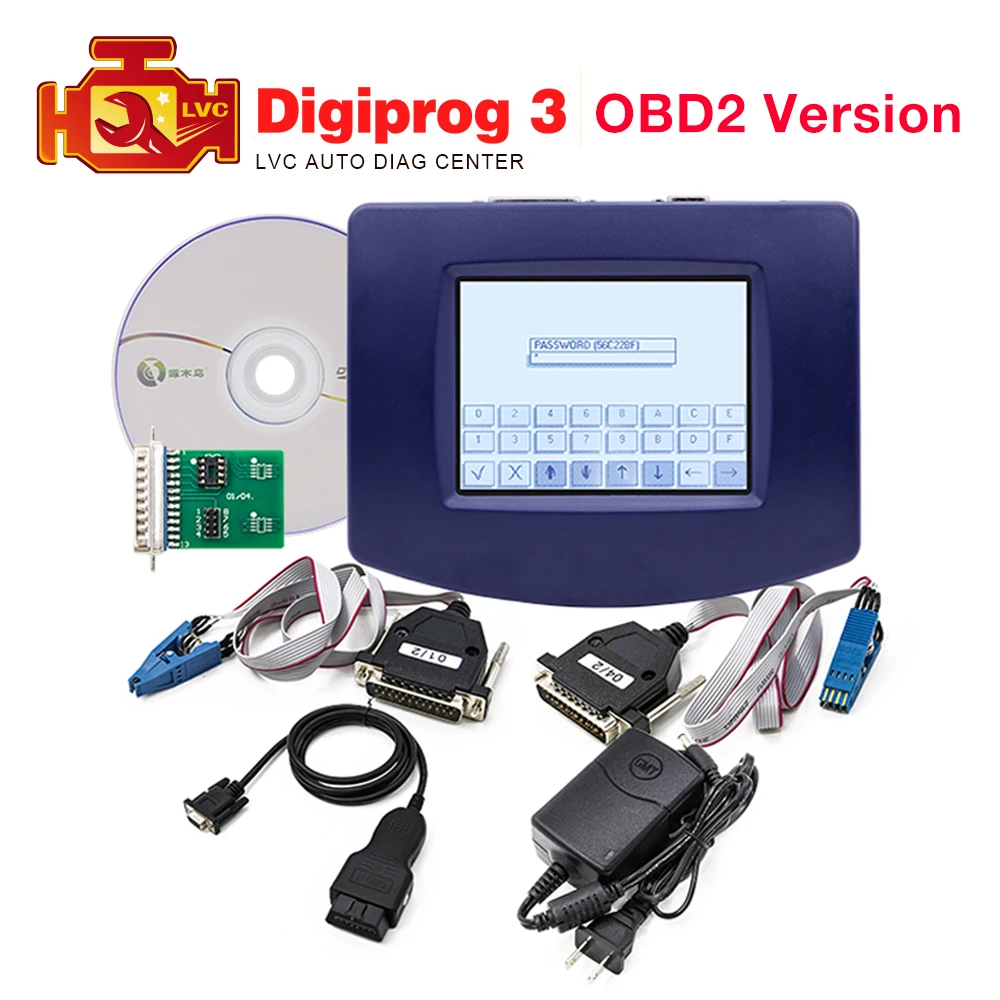 

Digiprog 3 FTDI odometer programmer V4.94 Digiprog III Main Unit OBD2 ST01 ST04 Digiprog3 digiprog-3 Odometer correction tool