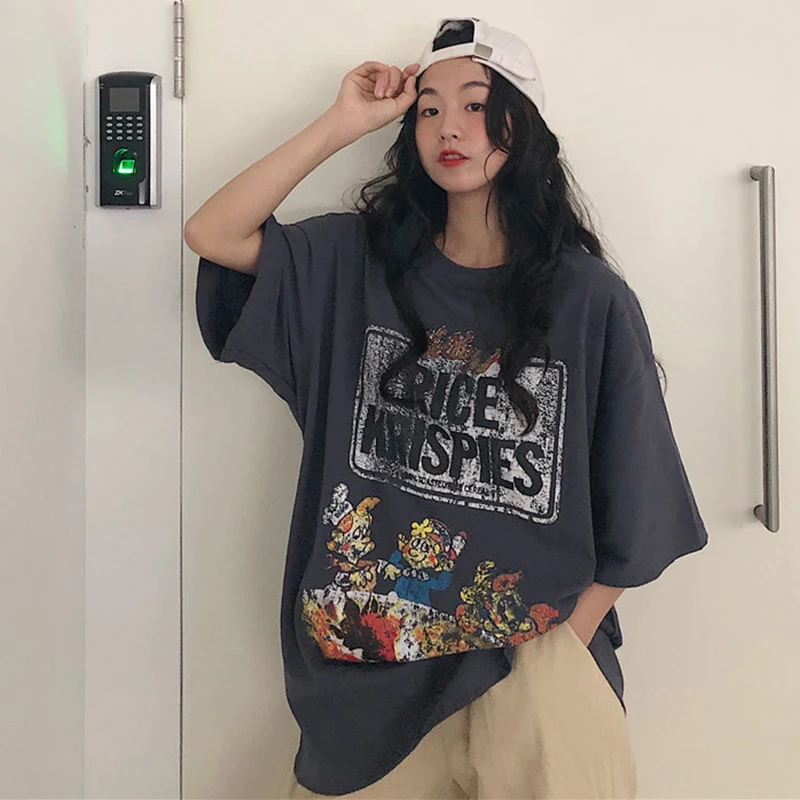 retro oversized t shirt| Enjoy free 