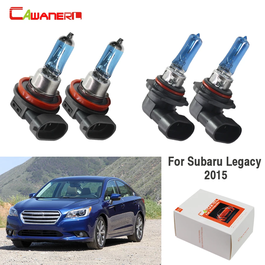 Cawanerl For Subaru Legacy Sedan 2015 100W 9005 H11 Car Styling Halogen Bulb Headlight Light High Low Beam 2 Pair | Автомобили и