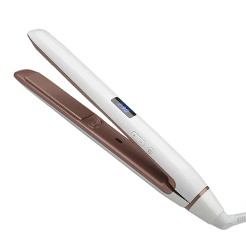 

Negative Ion Digital Display Curling Iron With LED Light Hair Straightener Home Temperature Control Portable Ceramic Heating