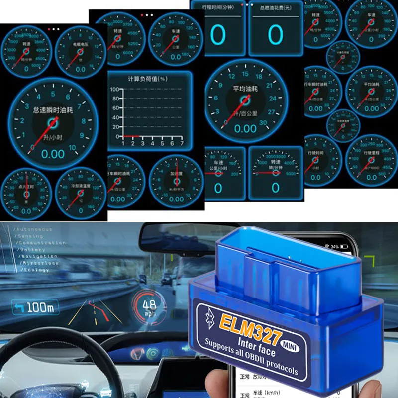 OBD2 сканер Bluetooth ELM327 диагностические инструменты для Toyota Honda Mazda Mitsubishi Lexus Nassin Suzuki Subaru Isuzu Infiniti Acura