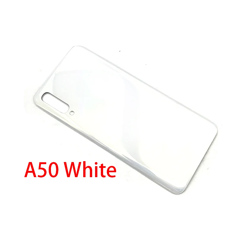A50 White 20 шт./лот сзади Батарея крышка Стекло для samsung Galaxy A40 A50 A70 A405F A505F A705F - Цвет: A50 White