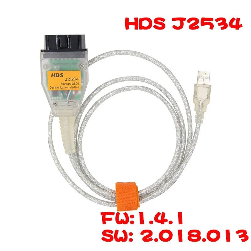 Для HDS J2534 для HONDA standard obd2 Диагностика неисправностей автомобиля диагностический инструмент кабель J2534 MVCI OBD2 автомобильный инструмент PCMScan