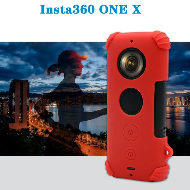 Силиконовый чехол с защитой от царапин для экшн-камеры Insta 360 One X