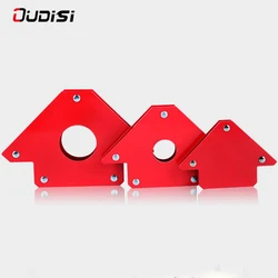 Supports de soudage magnétiques multi angles avec aimant en forme de flèche, 2/4 pièces, outils de localisation de puissance en Ferrite 