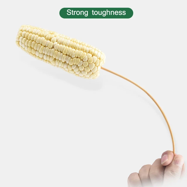 50/90Db Bambusz Fa 25 Cm -Es Bbq Nyársai Élelmiszer -Bambusz Hús Eszköz Grillező Parti Eldobható Hosszú Botok Vendéglátó Grill Kemping - Image 4