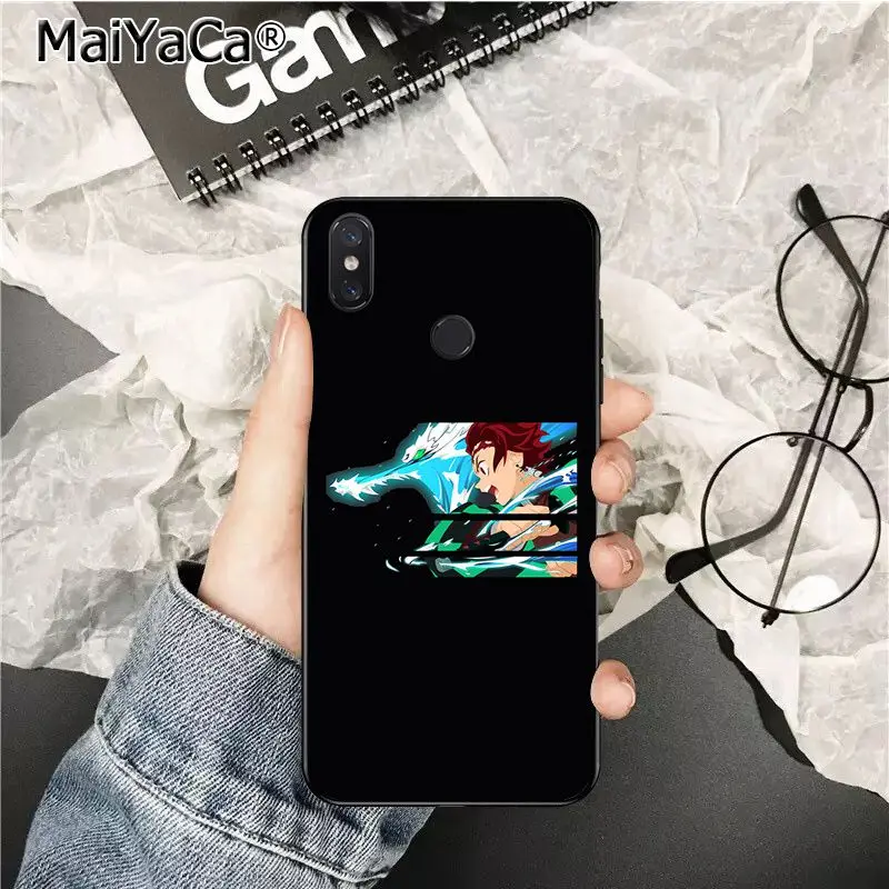 MaiYaCa аниме Demon Slayer Kimetsu no Yaiba высококачественный чехол для телефона для xiaomi mi 6 8 se note2 3 mi x2 redmi 5 5plus note 4 5 5