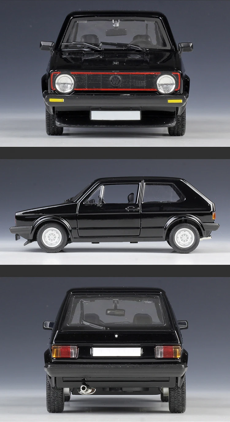 BbURAGO 1:24 1979 Glof GTI MK1 легированная модель металлического гоночного автомобиля игровая модель спортивных автомобилей игрушки для детей подарок Новая коробка