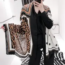 Модный дизайн, мужской и женский длинный шарф из хлопка, роскошный бренд, высокое качество, шейный платок, зимние теплые мягкие шали, шарфы унисекс