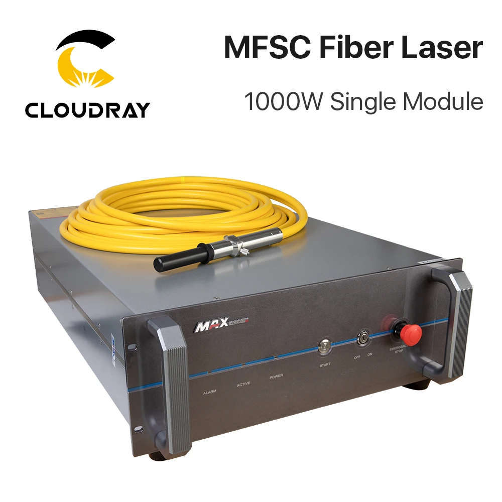 Cloudray MAX 1000 Вт один модуль MFSC волоконные лазеры CW/импульсная серия 1064nm для лазерной резки и сварки