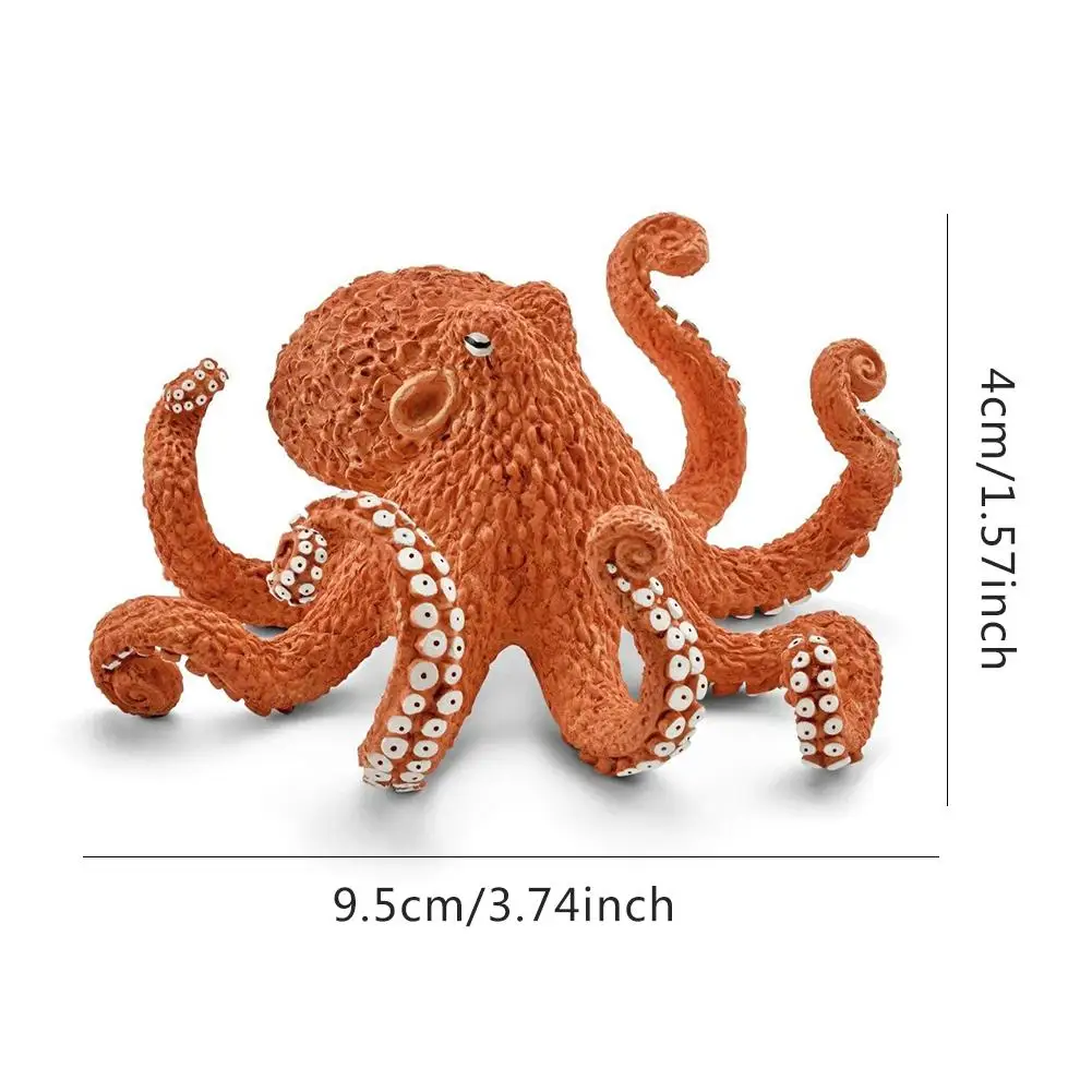 3.7inch North America Octopus Ocean Sea Life Figurine Toy Figures 14768 Home Decoration miniature duck figurines anime figure toy miniature ornament miniature figurines