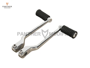 

Chrome Left Heel Toe Motorcycle Shift Lever Pedal Set Moto Shifter Levers case for Harley Touring FL Softail 1988-Up Trike