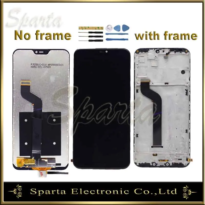 Ceny 100% przetestowany wyświetlacz LCD dla Xiao mi mi A2 Lite wyświetlacz LCD czujnik ekranu dotykowego dla Xiao mi czerwony mi 6 Pro wyświetlacz LCD kompletny montaż