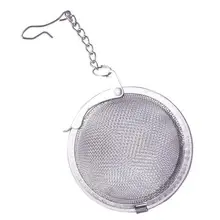 Кухонный сетчатый фильтр для инфузионного чая, чайный горшок из нержавеющей стали, заварочный шар с блокировкой специй, ситечко для чая LX8743