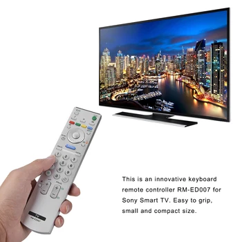 

Stable Direct Channel Access Smart TV Remote Control Replacement Innovative Keyboard Controller For Sony RM-ED007​​ Controls