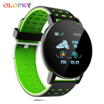 

119Plus Fitness Bracelet IP67 Waterproof Heart Rate Smart Watch Men Wristband Sports Smartwatch Smartwatch For Android IOS