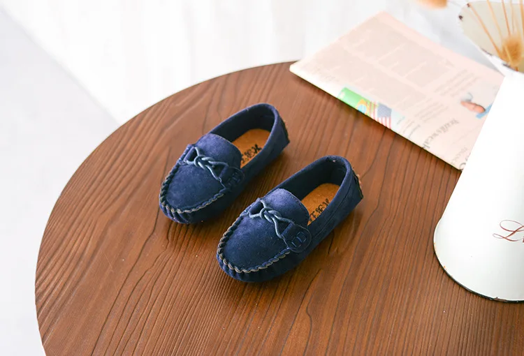 Size 21-35 Baby Toddler Shoes Spring Summer Children Soft PU Leather Casual Shoes Boys Loafers Girls Moccasins Shoes
